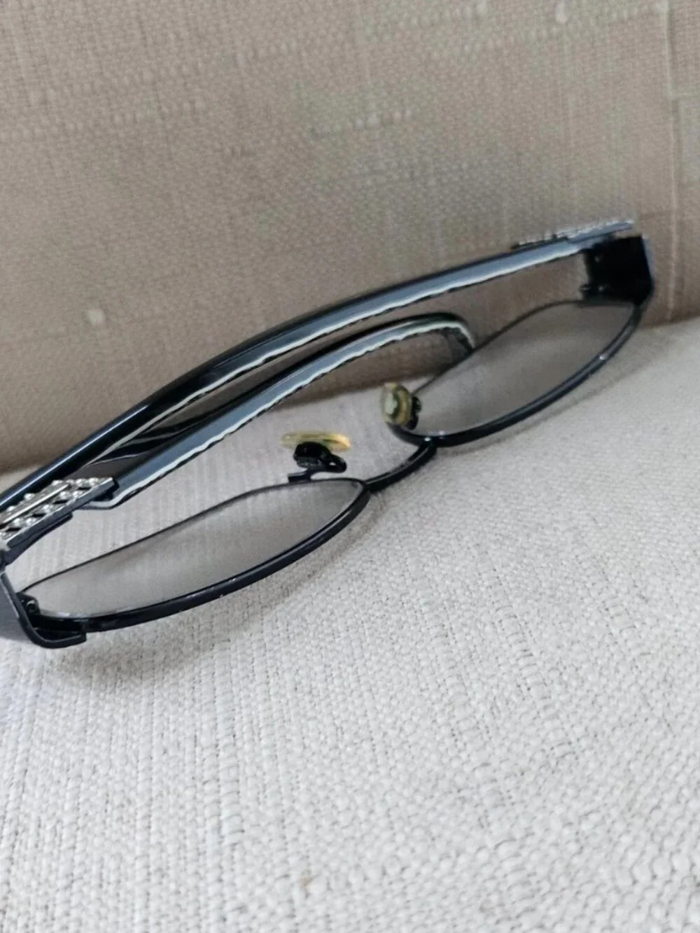 bebe Eyeglasses Black Patterned Arms Women's Eyewear Glasses Eyewear Desire